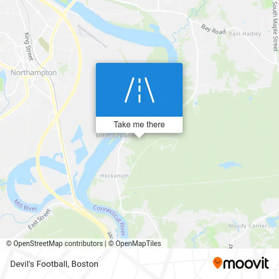 Devil's Football map