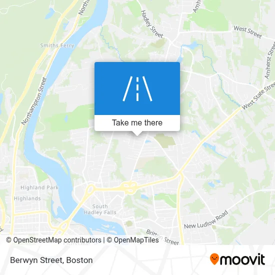 Berwyn Street map