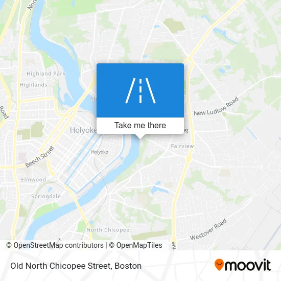 Old North Chicopee Street map