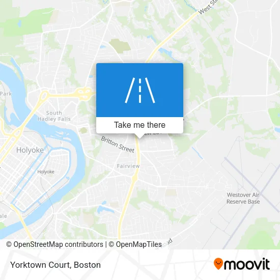 Mapa de Yorktown Court