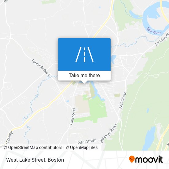 Mapa de West Lake Street
