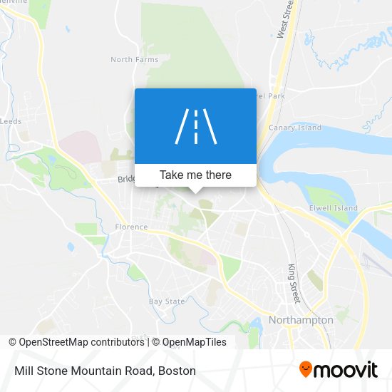 Mill Stone Mountain Road map