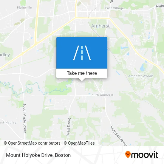 Mount Holyoke Drive map