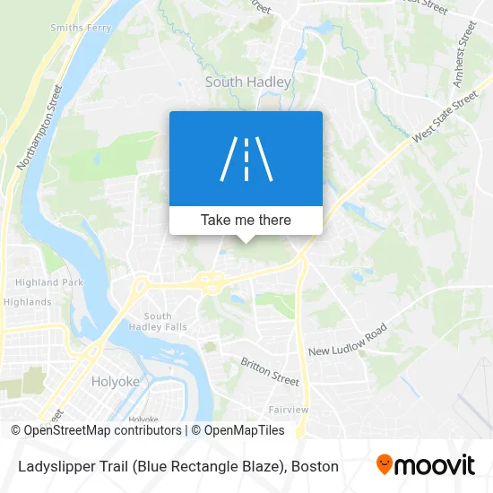 Ladyslipper Trail (Blue Rectangle Blaze) map