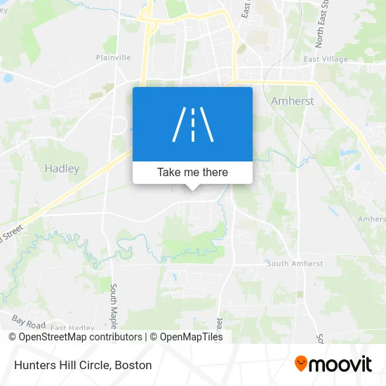 Hunters Hill Circle map
