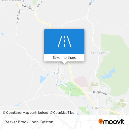 Beaver Brook Loop map