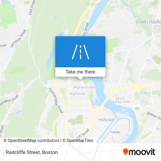 Mapa de Radcliffe Street