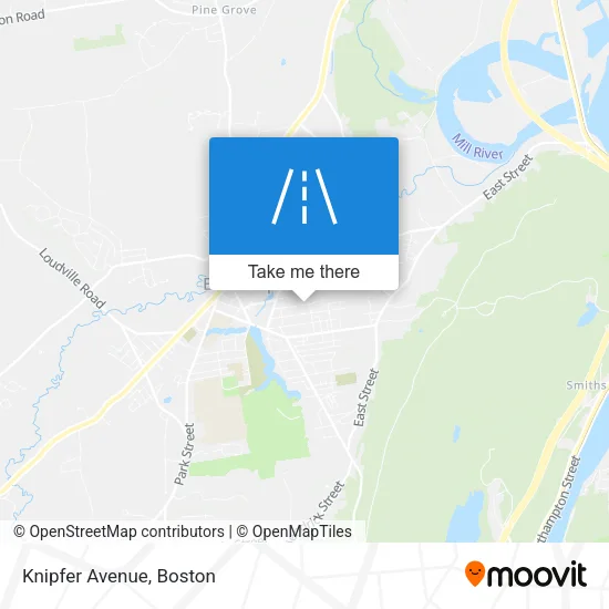 Knipfer Avenue map