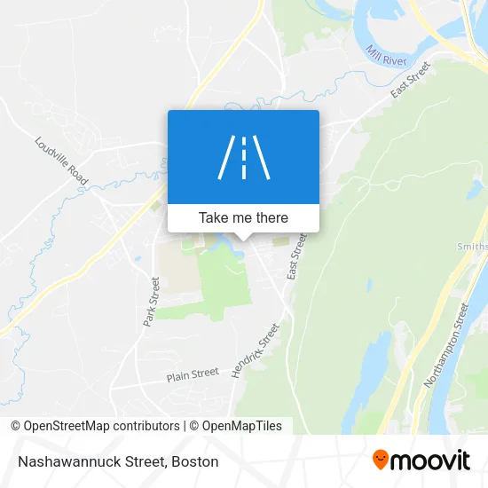 Nashawannuck Street map
