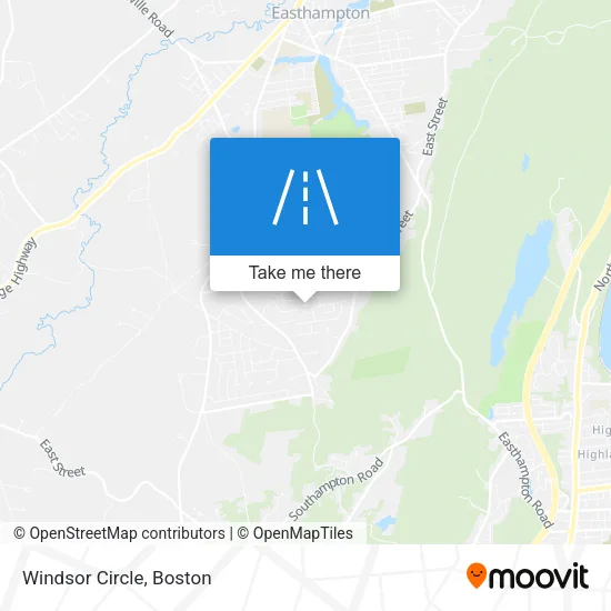 Windsor Circle map
