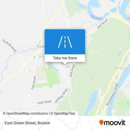 East Green Street map