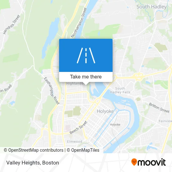 Valley Heights map