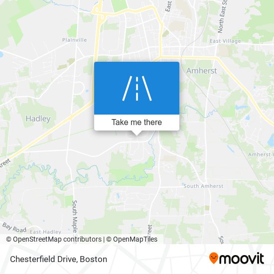 Chesterfield Drive map