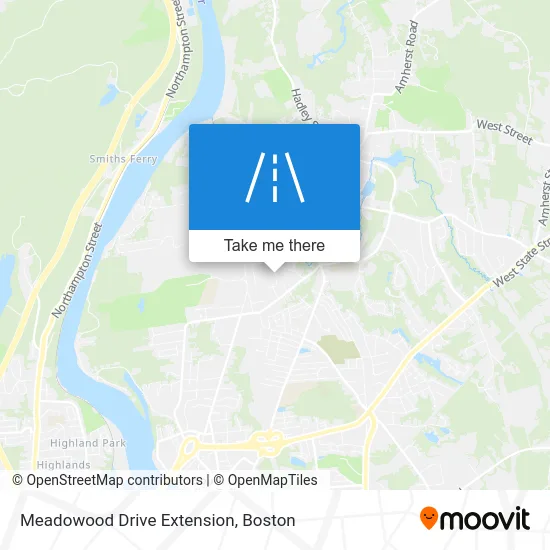 Meadowood Drive Extension map