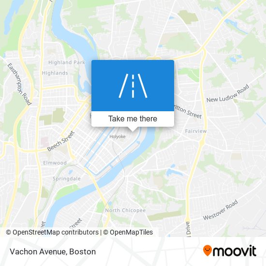 Vachon Avenue map