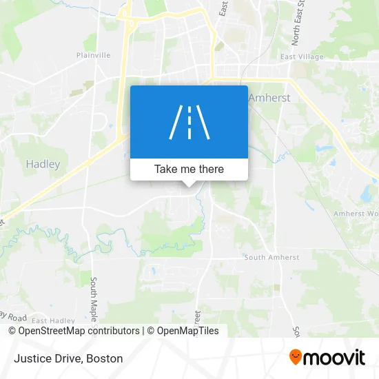 Justice Drive map