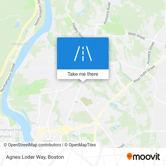Agnes Loder Way map
