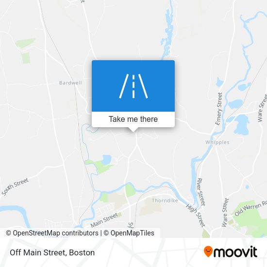 Mapa de Off Main Street