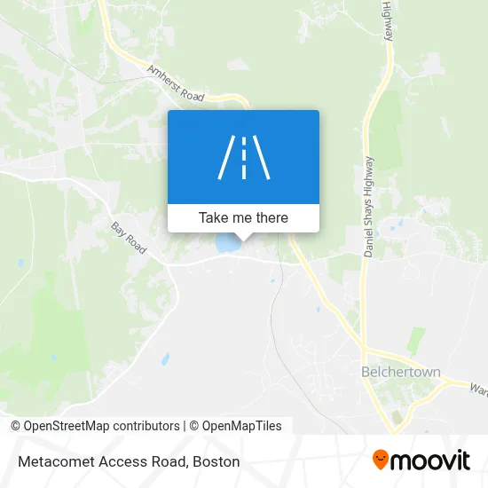Metacomet Access Road map