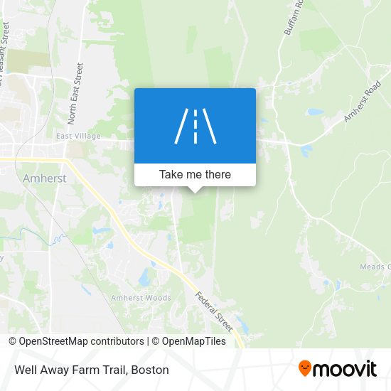 Well Away Farm Trail map