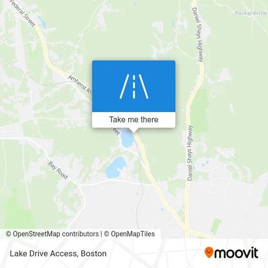 Lake Drive Access map