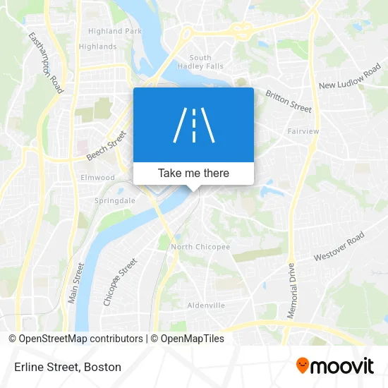 Erline Street map