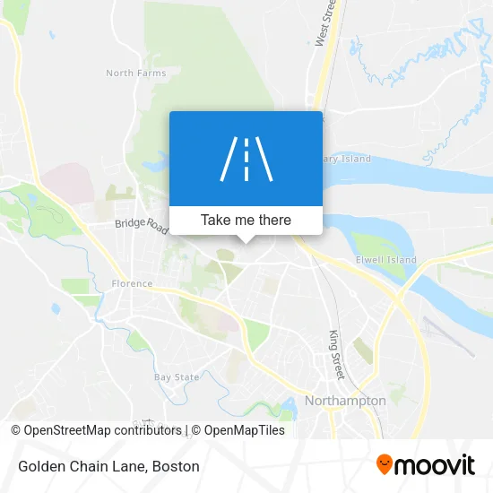 Golden Chain Lane map