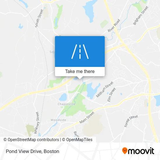 Pond View Drive map