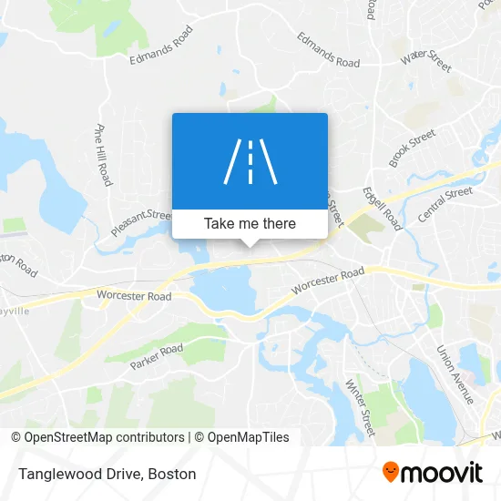 Tanglewood Drive map