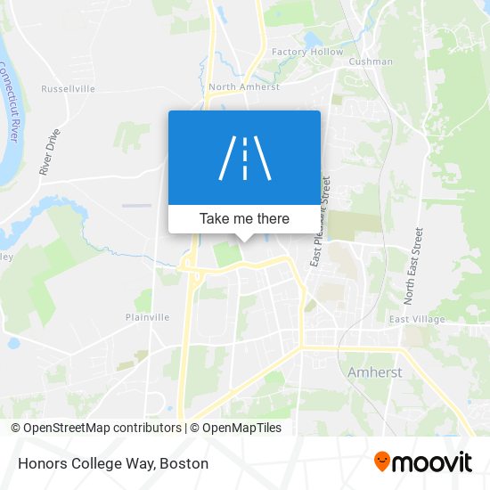 Honors College Way map