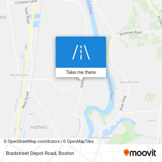 Bradstreet Depot Road map