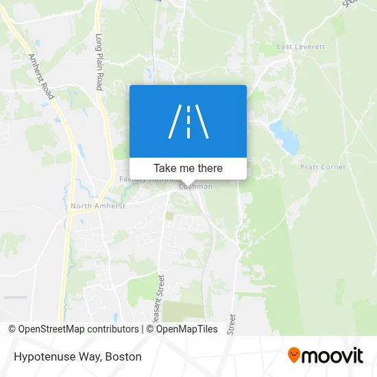 Hypotenuse Way map