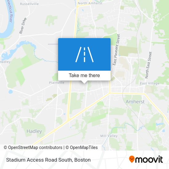 Stadium Access Road South map