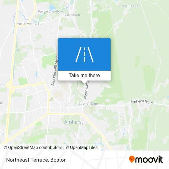 Northeast Terrace map