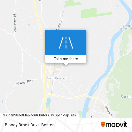 Bloody Brook Drive map