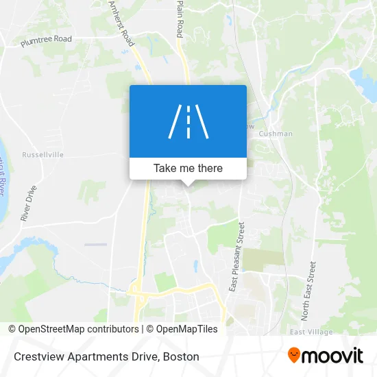 Crestview Apartments Drive map