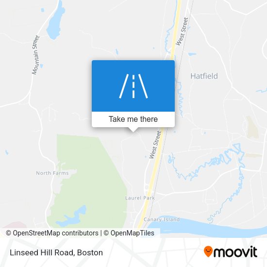 Linseed Hill Road map