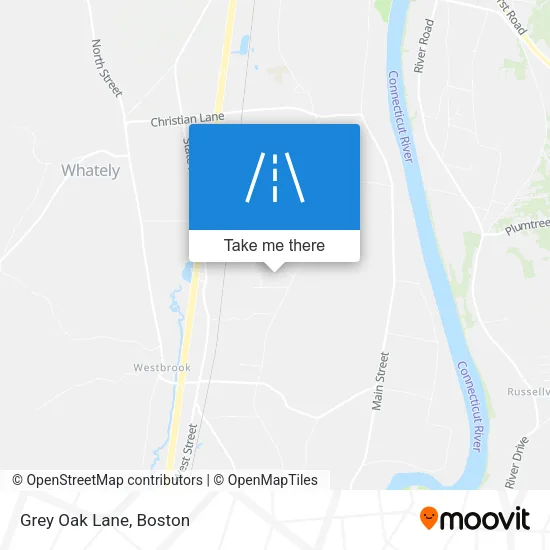 Grey Oak Lane map
