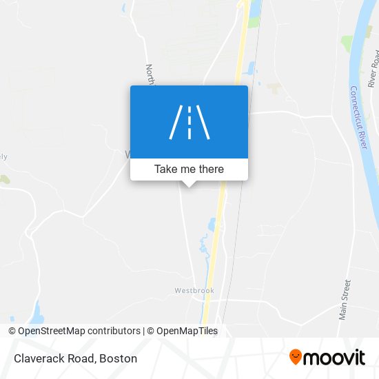 Claverack Road map