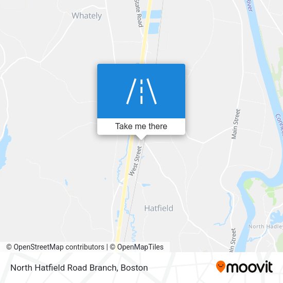 North Hatfield Road Branch map
