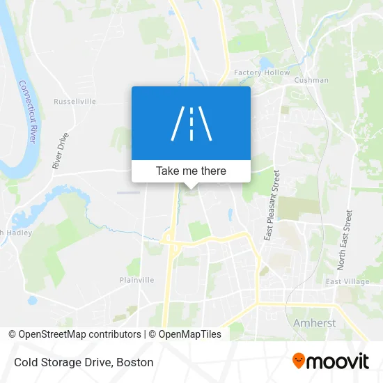 Cold Storage Drive map
