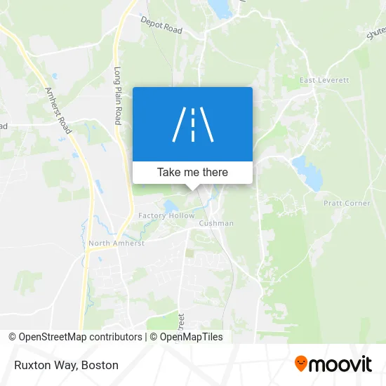 Ruxton Way map