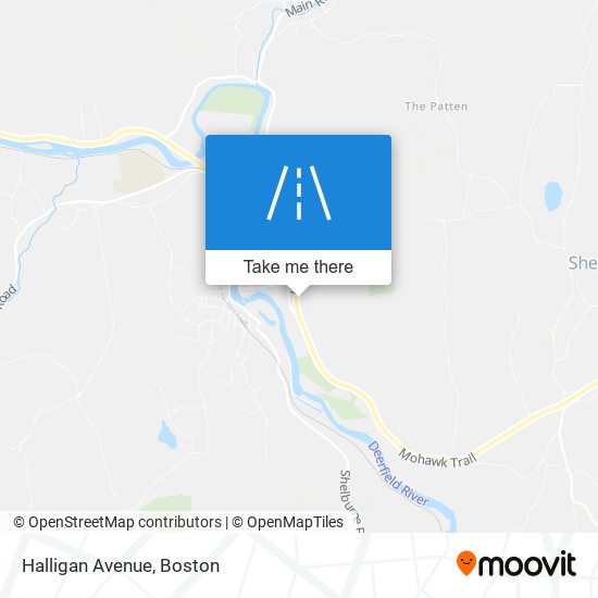 Halligan Avenue map