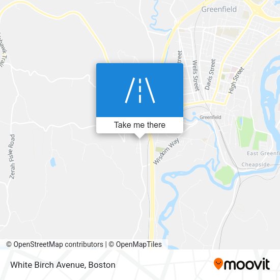 Mapa de White Birch Avenue