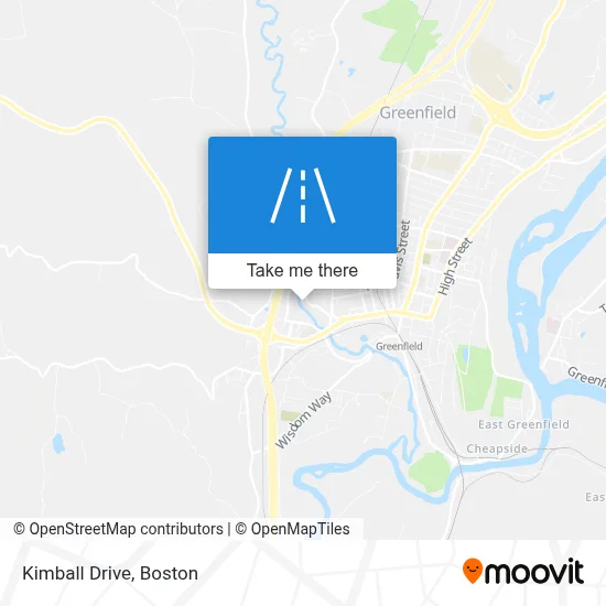 Kimball Drive map