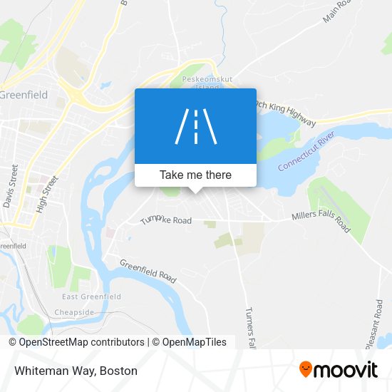 Mapa de Whiteman Way