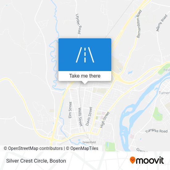 Silver Crest Circle map