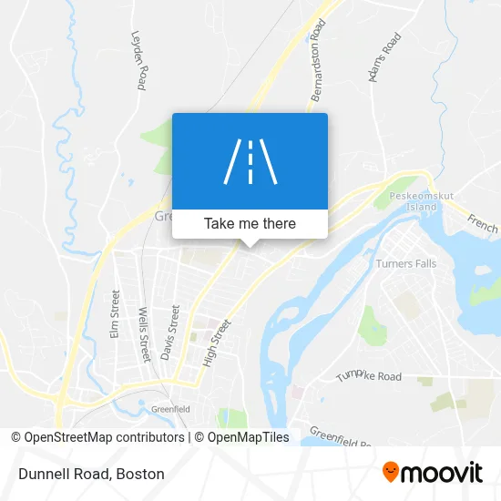 Dunnell Road map