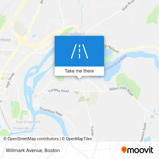 Willmark Avenue map
