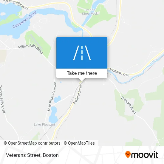 Veterans Street map
